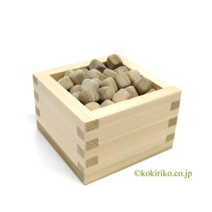 自然のまんまの、くすのきスースー●ひのき枡入り S（一合枡）【コロコロ粒】　〜防虫・消臭・リラックス、癒しインテリア〜　国産材