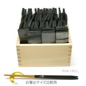 【輝き枡】大/ひのき一升枡+竹炭12cm 〜 ...の詳細画像1