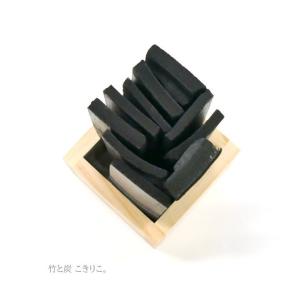 【輝き枡】小/ひのき一合枡+竹炭12cm 〜 ...の詳細画像2