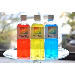 カラーエコゼリー PET 490ml レッドの詳細画像1