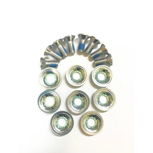 【UNION】ユニオン ショートビス スペアパーツ パーツ ボルト ワッシャー ネジ 8本セット　