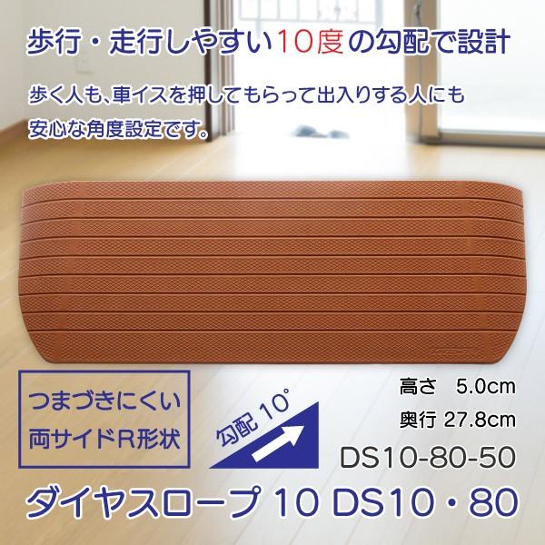 スロープ 段差解消 介護用品 住宅 すべり止め ダイヤスロープ10 DS10・80シリーズ DS10...