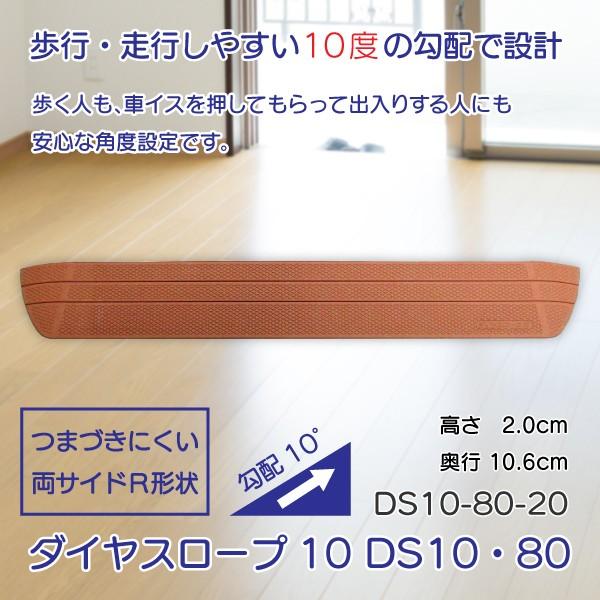 スロープ 段差解消 介護用品 住宅 すべり止め ダイヤスロープ10 DS10・80シリーズ DS10...