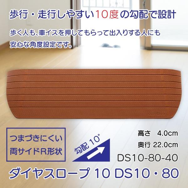 スロープ 段差解消 介護用品 住宅 すべり止め ダイヤスロープ10 DS10・80シリーズ DS10...