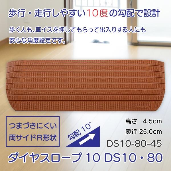 スロープ 段差解消 介護用品 住宅 すべり止め ダイヤスロープ10 DS10・80シリーズ DS10...