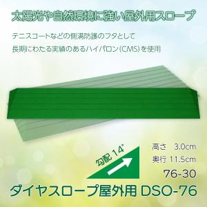 スロープ 段差解消 介護用品 住宅 屋外 すべり止め ダイヤスロープ屋外用 DSO-76シリーズ 76-30｜takecare-delivery