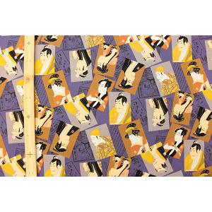在庫限りスケアープリントkabukiパープルの詳細画像1