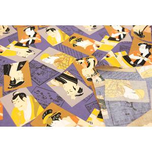 在庫限りスケアープリントkabukiパープルの詳細画像2