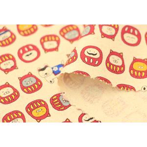 生地 布 猫柄 コットンこばやし ねこだるま ...の詳細画像2