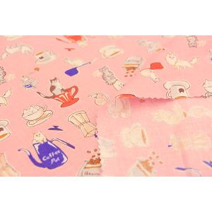 生地 布 猫柄 在庫限り スケアープリント カ...の詳細画像2