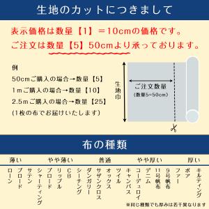 生地 布 キャラクターオックスプリント シナモ...の詳細画像4