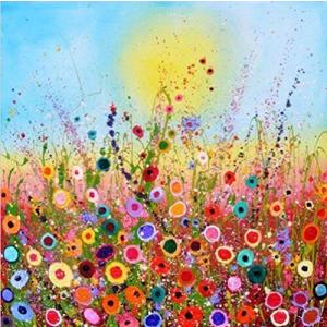 Tubame stall 37 太陽と花 ダイアモンドビーズ絵画 刺繍キット 5D ダイアモンドカラーストーン 刺繍キット クロス