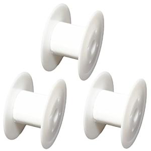 moonfarm 手芸用 スプール リール セット 選べる24サイズ 空ボビン プラスチック リボン (直径6cm 幅4.2cm, 3個セ