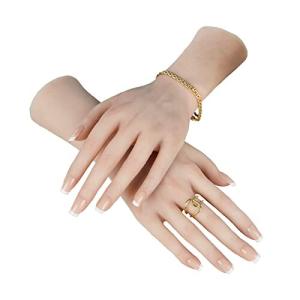 BINIMOKOO ハンドモデル シリコン ハンド 手模型 シリコンハンド ハンドマネキン デッサン模型 柔らかい リアル