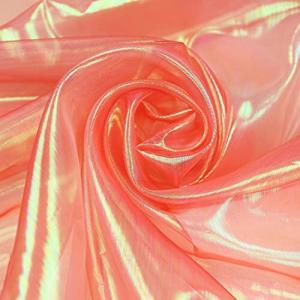 moonfarm 全11色 オーロラ オーガンジー 生地 1m×150cm 手芸 カラー 透明 無地 布 レッド
