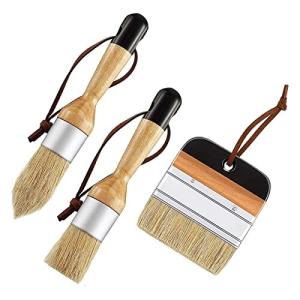 THE BIG SHEEP ペイントブラシ DIY 刷毛 3本セット 画筆 油絵筆 多用途 塗装 色塗り ニス塗り 水彩画 デザイン画 ア