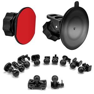 SoeKoaドライブレコーダー 吸盤 マウント および接着剤マウント360度回転