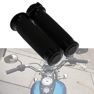 YHMTIVTU 1"25mm バイク ハンドルバー ハンド グリップ ハーレー スポーツスター ソフテイル ツーリング ダイナ用