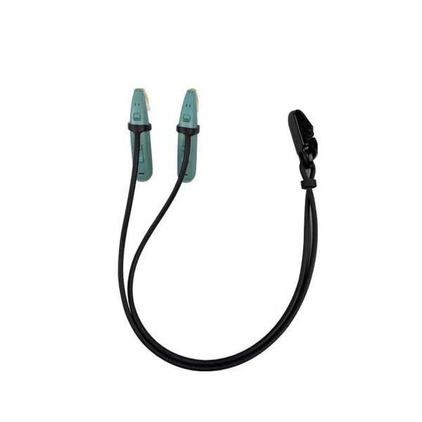 補聴器落下防止ストラップ(両耳用) 補聴器落下防止クリップ付き ストラップ 補聴器アクセサリ