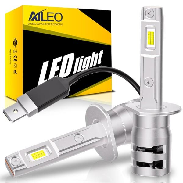 AILEO H1 LED ヘッドライト/フォグランプ用 爆光LED 車検対応 超小型サイズ CSP社...