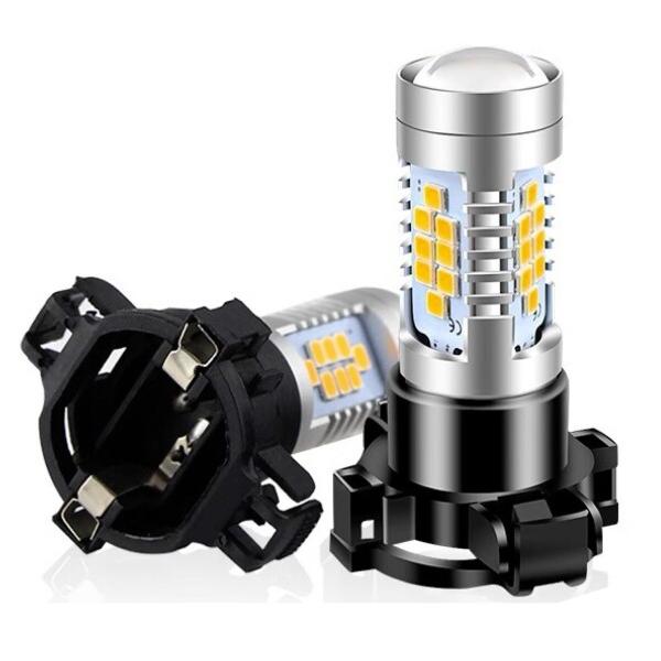 PY24W LED ウインカー バルブ 高輝度/30SMD メルセデス ベンツ/W221 BMW E...