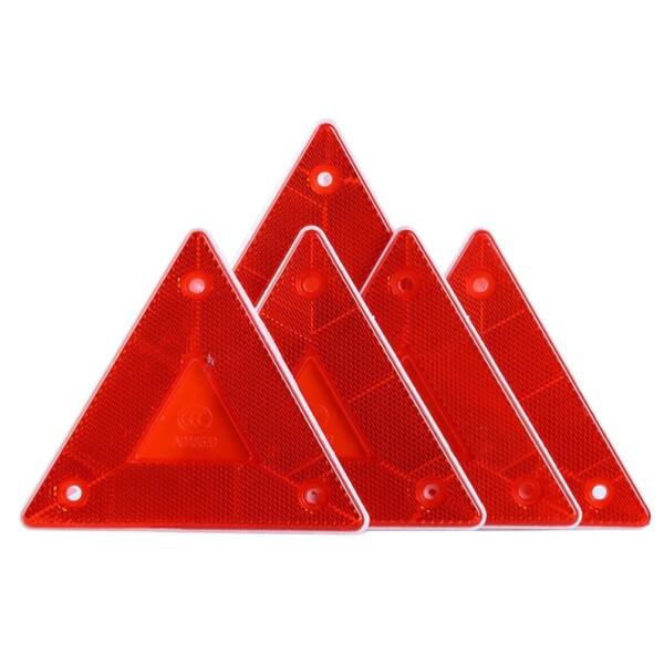 ledmomo 三角反射板5個 リフレクター 三角表示板 車載用 低速車マーク 警告反射ボード 昼夜