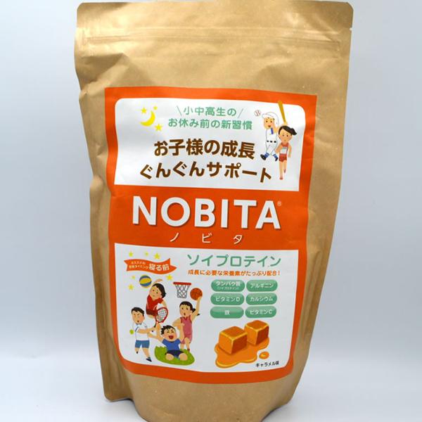NOBITA(ノビタ) キャラメル味 子供用 ソイプロテイン 600g
