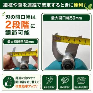 高枝切りバサミ 電動剪定ばさみ 充電式 2.0...の詳細画像1