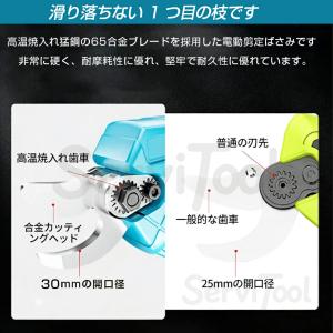 高枝切りバサミ 電動剪定ばさみ 充電式 2.0...の詳細画像3