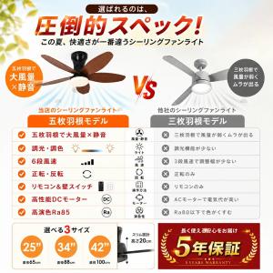 シーリングファンライト シーリングファン le...の詳細画像2