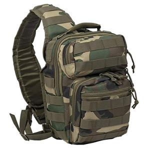 MIL-TEC バックパック ワンストラップ Assault Pack 10L MOLLEシステム搭載 - WOODLAND 迷彩