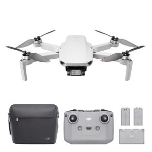 DJI Mini 2 Fly Moreコンボ、リモートID対応、折りたたみ可能な超軽量ドローン、リモコン 4Kカメラ搭載3軸ジンバル、12M