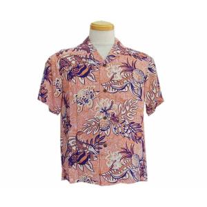 SUN SURF サンサーフ アロハシャツ PEACOCK 孔雀 半袖 レーヨン