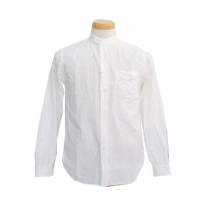 COLIMBO（コリンボ）トップスMcNally Work Shirt L/S（White)｜takeoff-clothing