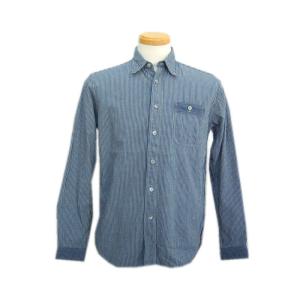 COLIMBOコリンボ　長袖シャツ　SANDLEAD WORK SHIRT(ブルーチェック)｜takeoff-clothing