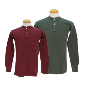 DUBBLEWORKS（ダブルワークス） 長袖 ヘヴィーワッフル モックネック