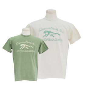 WAREHOUSEウエアハウス 2ND-HANDT-シャツ 4064 JUMPINGFROG｜takeoff-clothing