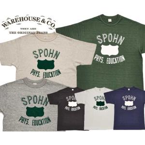 WH-4601-MHS ：WAREHOUSE ウエアハウス Tシャツ Lot.4601【SPOHN】