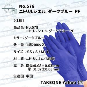 ニトリル 使い捨て 薄手 大容量 パウダーフリ...の詳細画像3