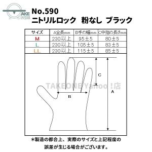 使い捨て手袋 極厚 ニトリル手袋 黒 作業用手...の詳細画像3