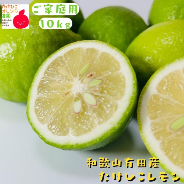 【予約】ご家庭用 わけあり たけひこ レモン 10kg+200g(痛み補償分)_ 国産 訳あり ノー...