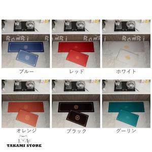 キッチンマット 拭ける キッチンラグ 北欧 ラ...の詳細画像1