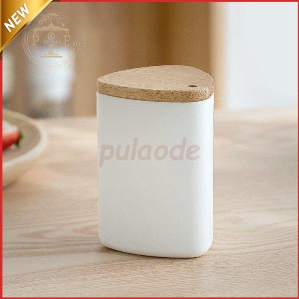 爪楊枝入れ シンプル 筒状 使いやすい 持ちやすい 三角形 三角柱 綺麗 置物 コンパクト ホワイト...