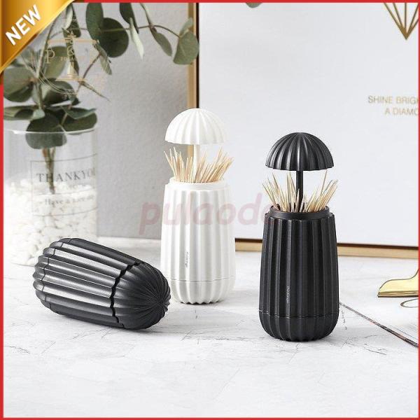 爪楊枝入れ シンプル オシャレ 綺麗 入れ物 小物 置物 コンパクト 使いやすい 小分け ホワイト ...