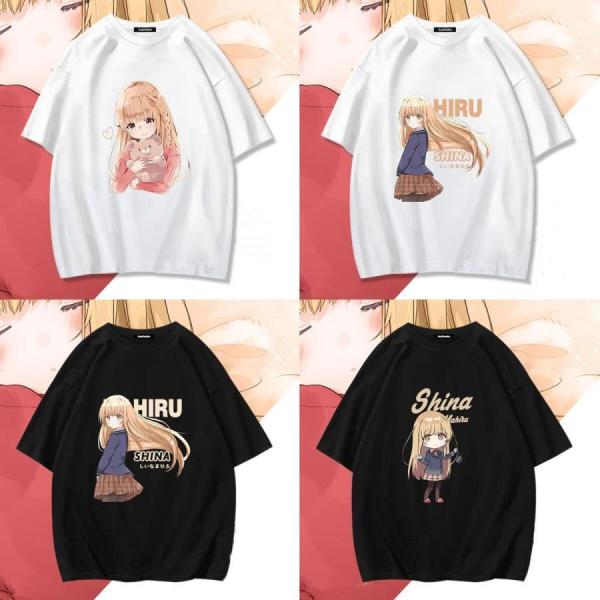 お隣の天使様 tシャツ 半袖シャツ 椎名真昼 藤宮周 コスプレ衣装 コスチューム 記念シャツ 肌着 ...