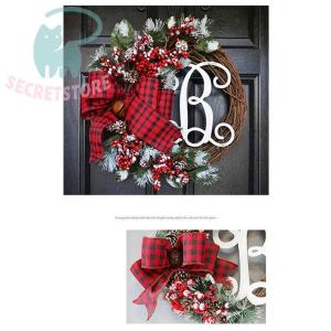 クリスマスリース30cm 玄関 部屋 北欧 ナ...の詳細画像5