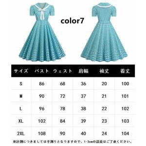 レトロワンピース スイングワンピ レディース ...の詳細画像4