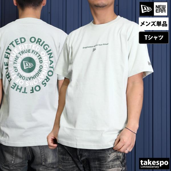 ニューエラ Tシャツ メンズ 上 NEW ERA バックプリント付き 半袖 14121904 MNT...