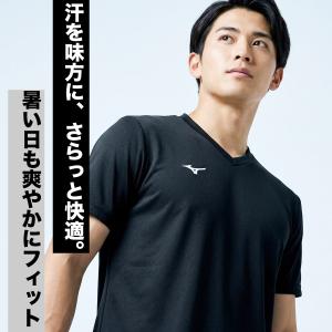 ミズノ Tシャツ メンズ 半袖 速乾 スポーツ...の詳細画像1