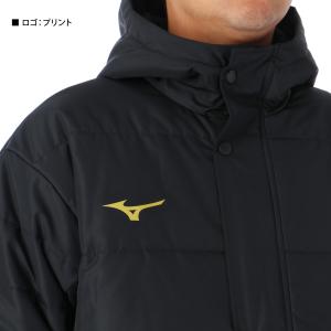 ミズノ ベンチコート メンズ ブランド Miz...の詳細画像2